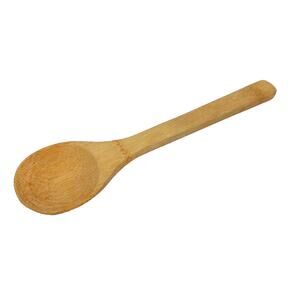 Vintage PAMPERED CHEF 10" Wooden Bamboo Spoon Country Kitchen Tool